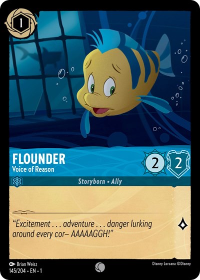 Lorcana - The First Chapter - 145/204 Flounder - Voice of Reason Common