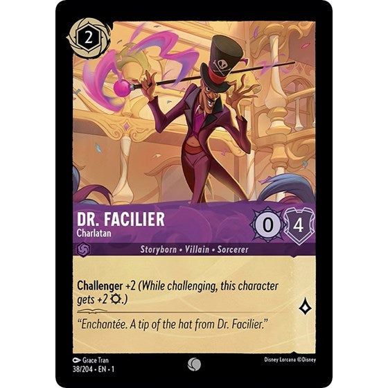Lorcana - The First Chapter - 038/204 Dr. Facilier - Charlatan Common