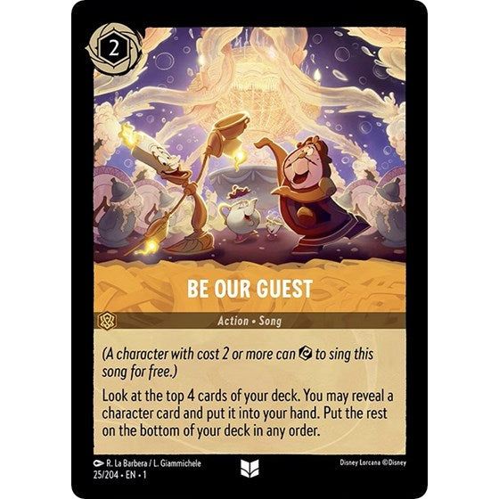 Lorcana - The First Chapter - 025/204 Be Our Guest Uncommon