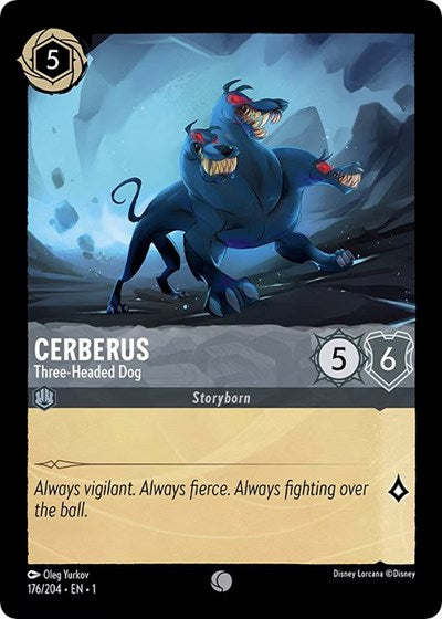 Lorcana - The First Chapter - 176/204 Cerberus - Three-Headed Dog Common