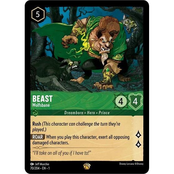 Lorcana - The First Chapter - 070/204 Beast - Wolfsbane Legendary