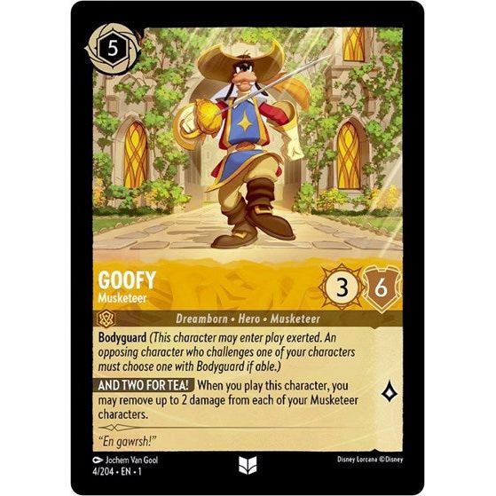 Lorcana - The First Chapter - 004/204 Goofy - Musketeer Uncommon