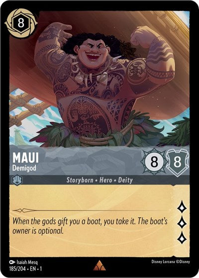 Lorcana - The First Chapter - 185/204 Maui - Demigod Rare