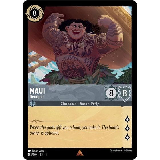 Lorcana - The First Chapter - 185/204 Maui - Demigod Rare