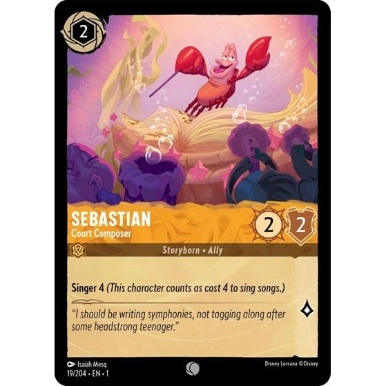 Lorcana - The First Chapter - 019/204 Sebastian - Court Composer Common