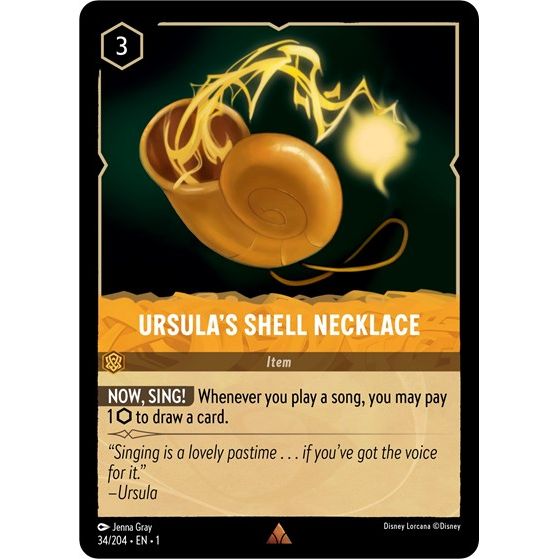 Lorcana - The First Chapter - 034/204 Ursula's Shell Necklace Rare