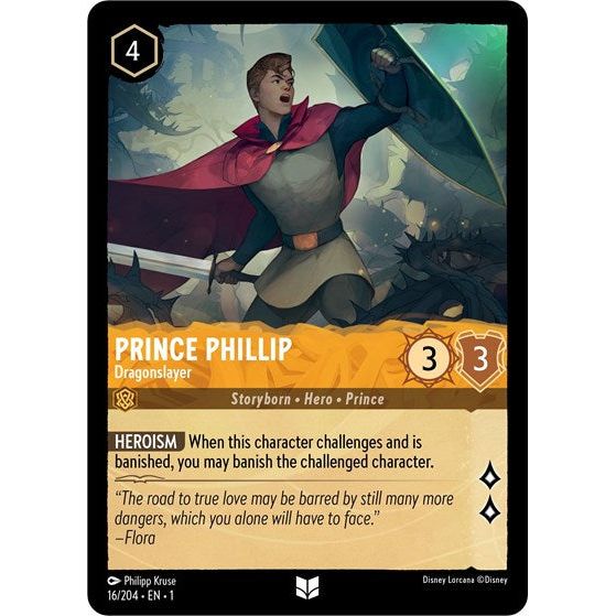 Lorcana - The First Chapter - 016/204 Prince Phillip - Dragonslayer Uncommon