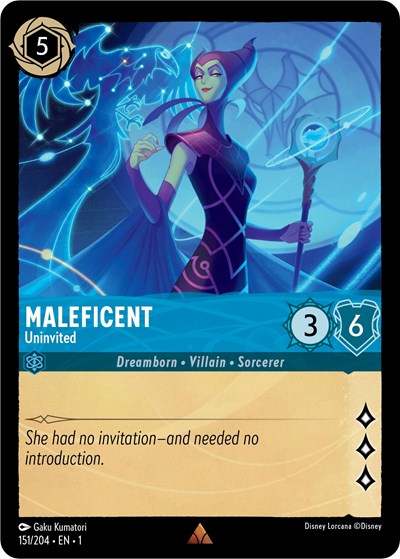 Lorcana - The First Chapter - 151/204 Maleficent - Uninvited Rare