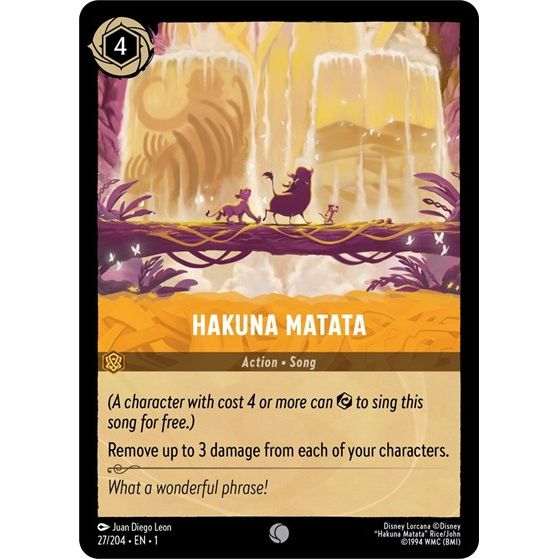 Lorcana - The First Chapter - 027/204 Hakuna Matata Common
