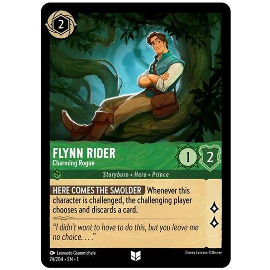 Lorcana - The First Chapter - 074/204 Flynn Rider - Charming Rogue Uncommon
