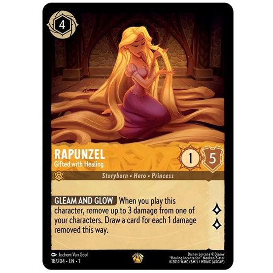 Lorcana - The First Chapter - 018/204 Rapunzel - Gifted with Healing Legendary