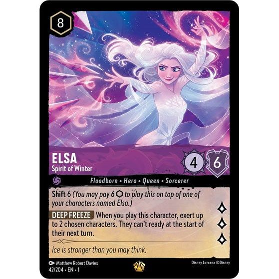 Lorcana - The First Chapter - 042/204 Elsa - Spirit of Winter Legendary