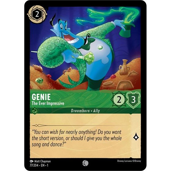Lorcana - The First Chapter - 077/204 Genie - The Ever Impressive Common