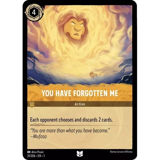 Lorcana - The First Chapter - 031/204 You Have Forgotten Me Uncommon