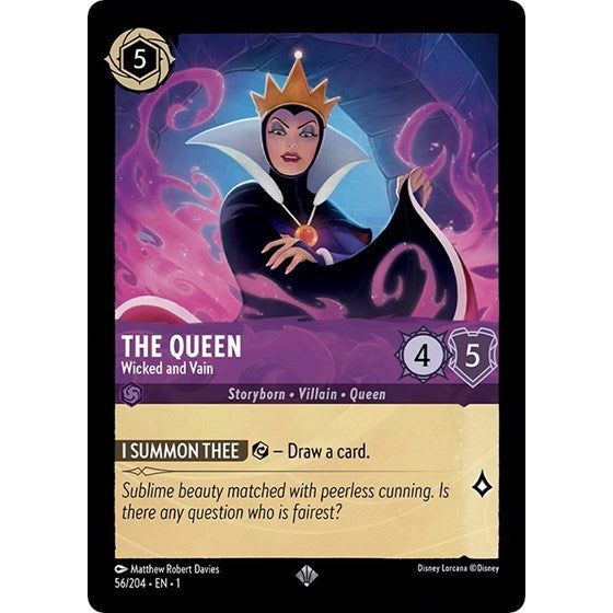 Lorcana - The First Chapter - 056/204 The Queen - Wicked and Vain Super Rare