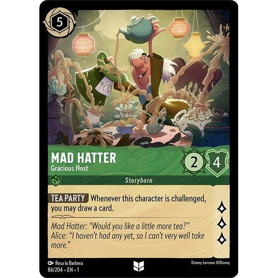 Lorcana - The First Chapter - 086/204 Mad Hatter - Gracious Host Uncommon