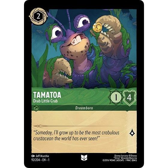 Lorcana - The First Chapter - 092/204 Tamatoa - Drab Little Crab Uncommon