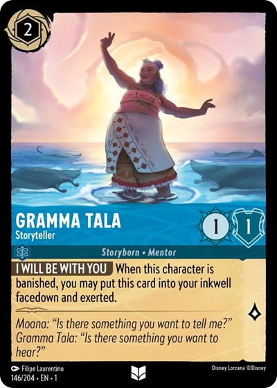 Lorcana - The First Chapter - 146/204 Gramma Tala - Storyteller Uncommon