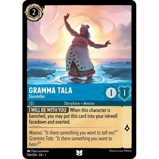Lorcana - The First Chapter - 146/204 Gramma Tala - Storyteller Uncommon