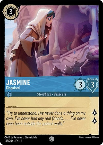 Lorcana - The First Chapter - 148/204 Jasmine - Disguised Common