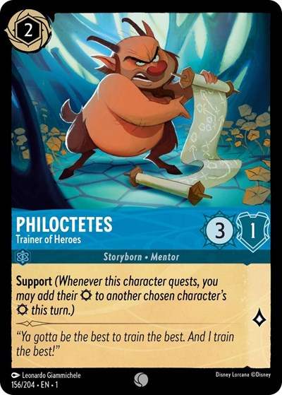 Lorcana - The First Chapter - 156/204 Philoctetes - Trainer of Heroes Common