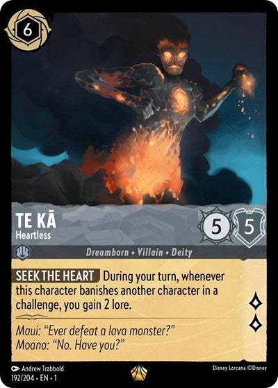 Lorcana - The First Chapter - 192/204 Te Ka - Heartless Legendary