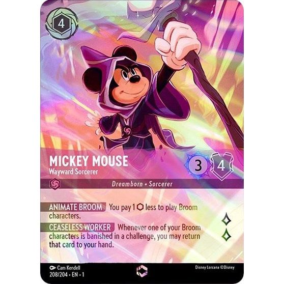 Lorcana - The First Chapter - 208/204 Mickey Mouse - Wayward