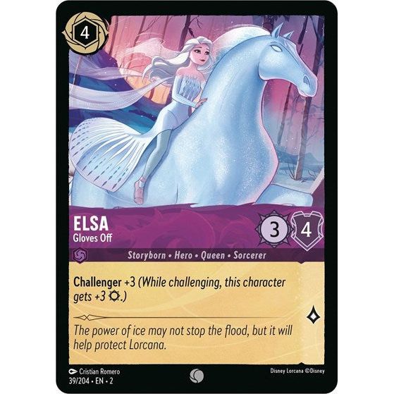 Lorcana - Rise of the Floodborn - 039/204 Elsa - Gloves Off Common