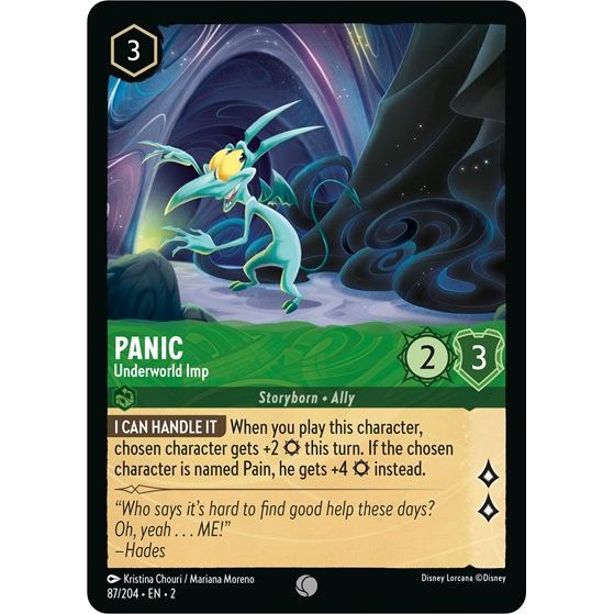 Lorcana - Rise of the Floodborn - 087/204 Panic - Underworld Imp Common