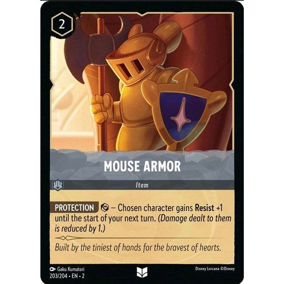 Lorcana - Rise of the Floodborn - 203/204 Mouse Armor Uncommon