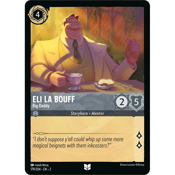 Lorcana - Rise of the Floodborn - 179/204 Eli La Bouff - Big Daddy Uncommon