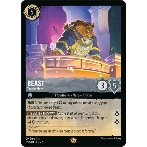 Lorcana - Rise of the Floodborn - 173/204 Beast - Tragic Hero Legendary