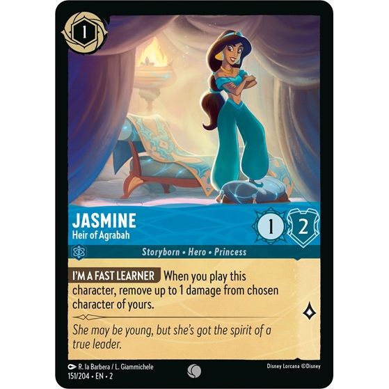 Lorcana - Rise of the Floodborn - 151/204 Jasmine - Heir of Agrabah Common