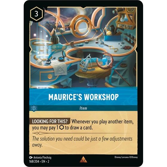 Lorcana - Rise of the Floodborn - 168/204 Maurice's Workshop Rare