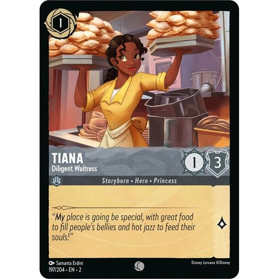 Lorcana - Rise of the Floodborn - 197/204 Tiana - Diligent Waitress Common