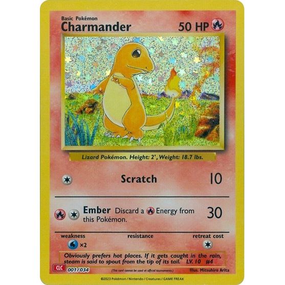 Pokemon Trading Card Game Classic - 001/034 Charmander Classic Collection Pokemon Trading Card Game Classic - 001/034 Charmander Classic Collection