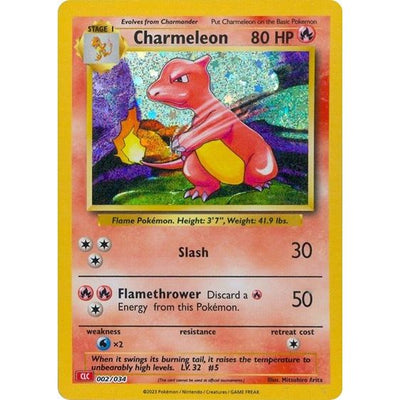 Pokemon Trading Card Game Classic - 002/034 Charmeleon Classic Collection