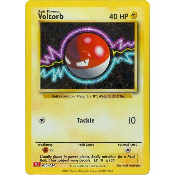 Pokemon Trading Card Game Classic - 010/034 Voltorb Classic Collection