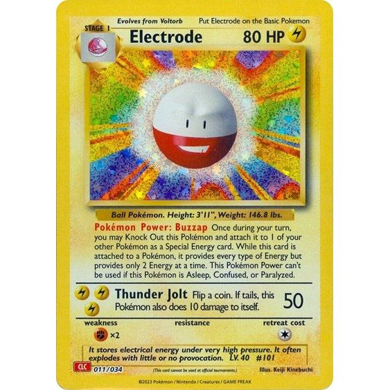 Pokemon Trading Card Game Classic - 011/034 Electrode Classic Collection