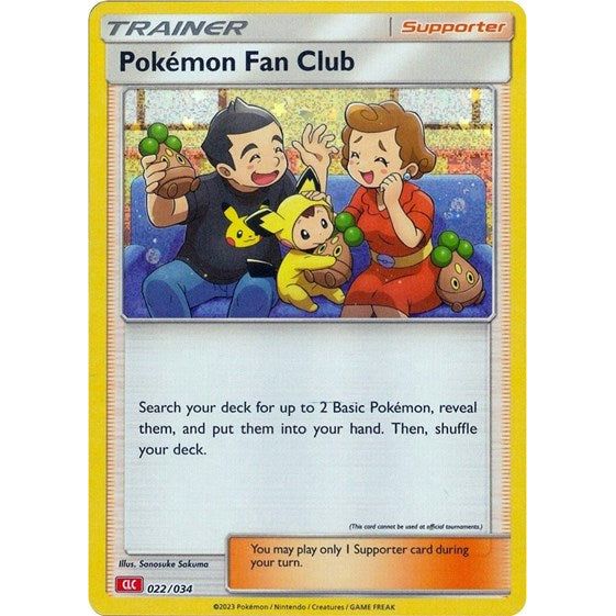 Pokemon Trading Card Game Classic - 022/034 Pokemon Fan Club (CLC) Classic Collection Pokemon Trading Card Game Classic - 022/034 Pokemon Fan Club (CLC) Classic Collection