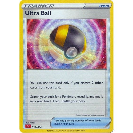 Pokemon Trading Card Game Classic - 030/034 Ultra Ball (CLC) Classic Collection Pokemon Trading Card Game Classic - 030/034 Ultra Ball (CLC) Classic Collection