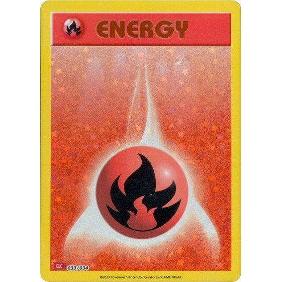 Pokemon Trading Card Game Classic - 033/034 Basic Fire Energy Classic  Collection