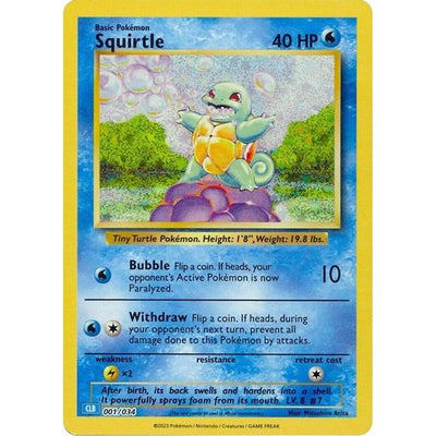 Pokemon Trading Card Game Classic - 001/034 Squirtle Classic Collection