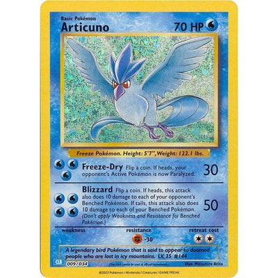 Pokemon Trading Card Game Classic - 009/034 Articuno Classic Collection