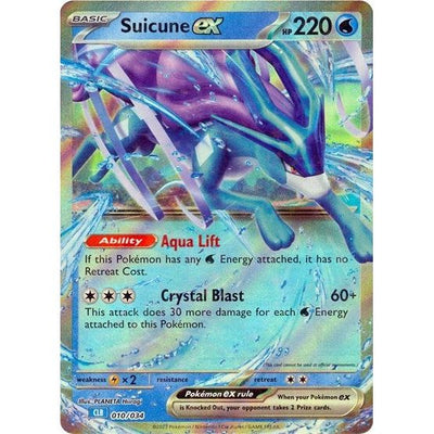 Pokemon Trading Card Game Classic - 010/034 Suicune ex Classic Collection