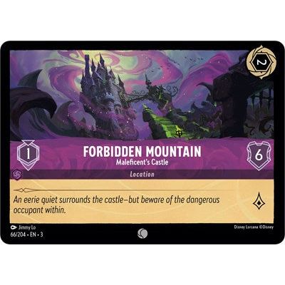 Lorcana - Into The Inklands - 066/204 Forbidden Mountain - Maleficent's Castle Common