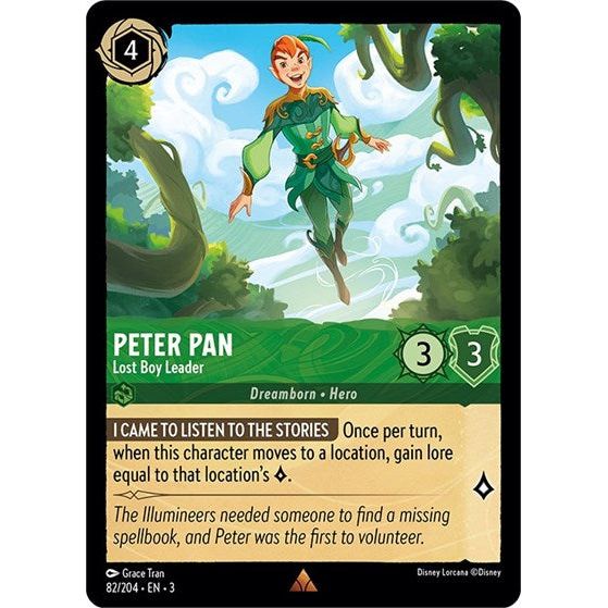 Lorcana - Into The Inklands - 082/204 Peter Pan - Lost Boy Leader Rare