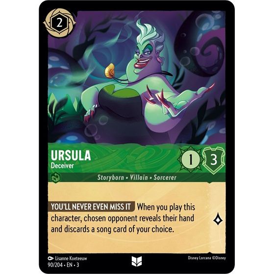 Lorcana - Into The Inklands - 090/204 Ursula - Deceiver Uncommon