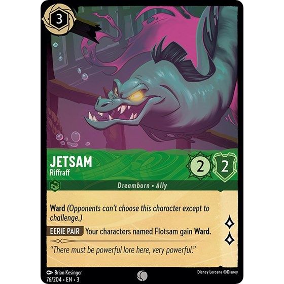 Lorcana - Into The Inklands - 076/204 Jetsam - Riffraff Common