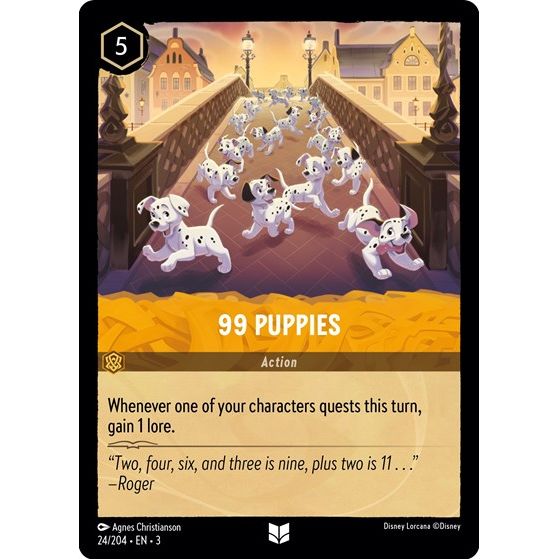 Lorcana - Into The Inklands - 024/204 99 Puppies Uncommon